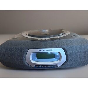 Philips Magnavox Gentle Wake Stereo CD Player Clock Radio AJ3935 READ